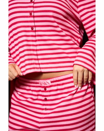 JimJamTheLabel Red Stripe PJ Set