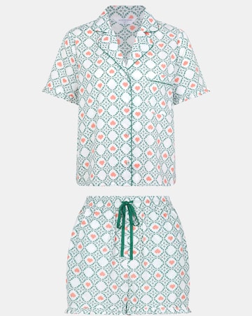 Accessorize Ruffle Shorts Pyjama Set