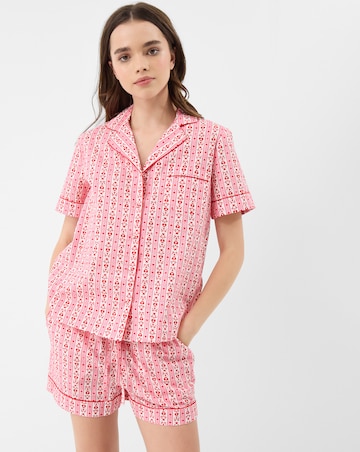 Accessorize Heart Print Pyjama Set