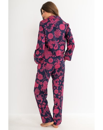 Pour Moi Pure Cotton Button Through Revere Collar Pyjama Set