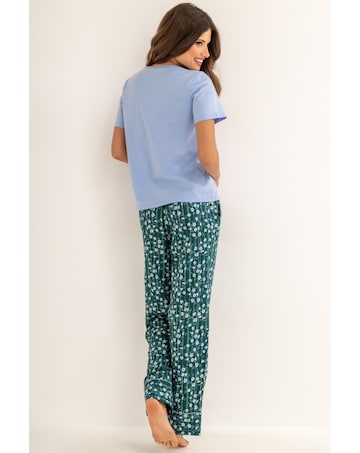 Pour Moi Pure Cotton T-shirt & Trouser Pyjama Set