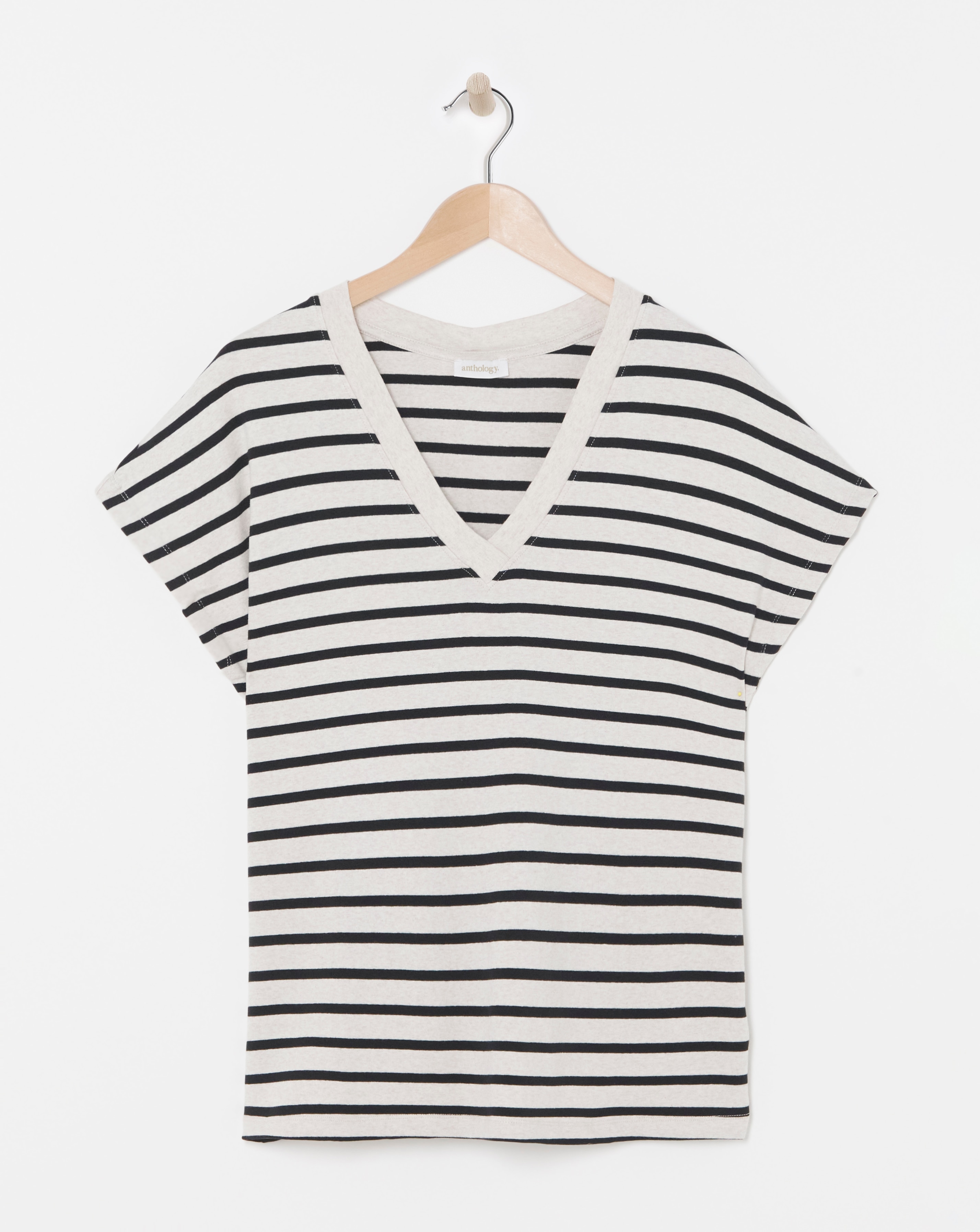 Anthology Stripe V-Neck T-Shirt
