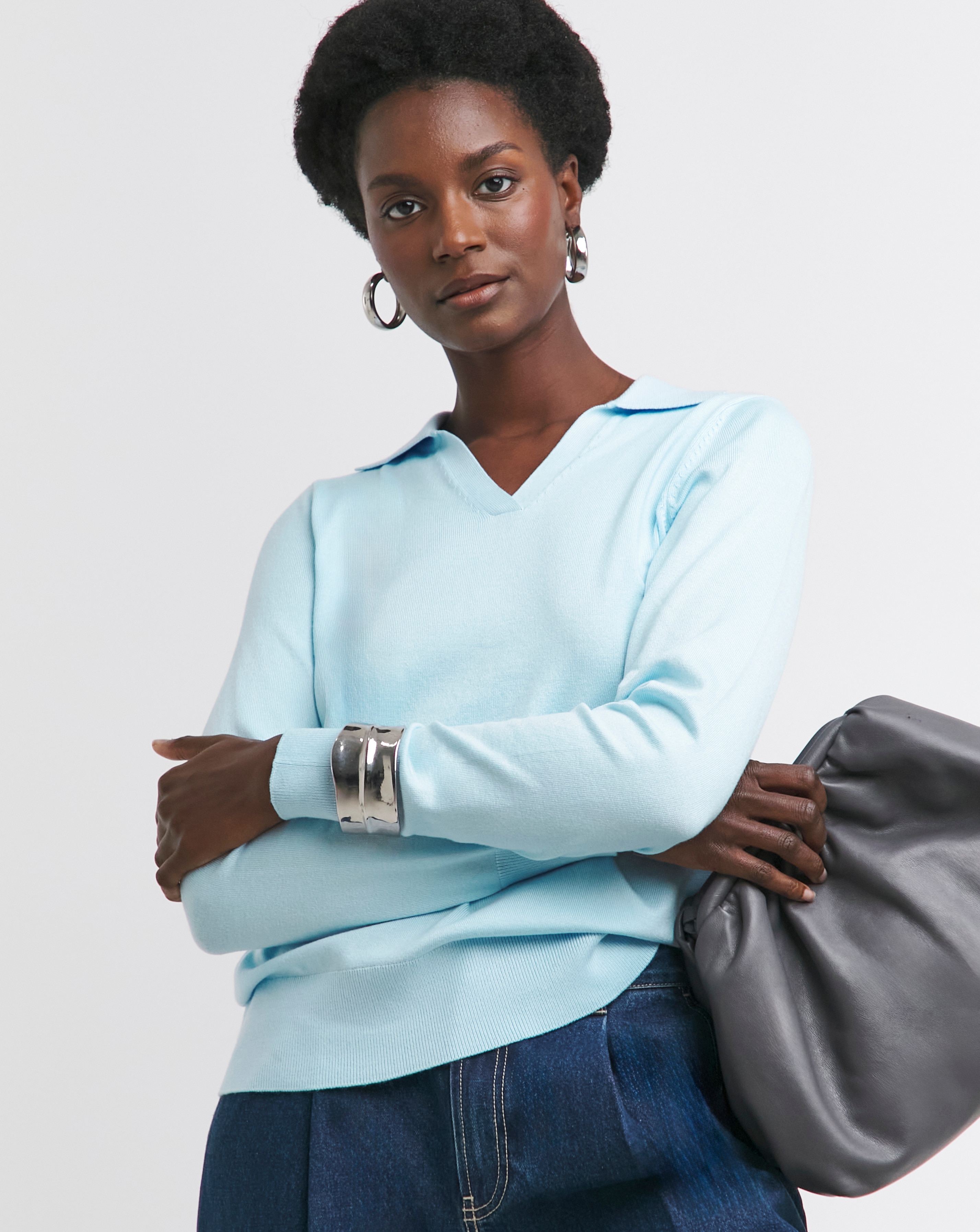 Collared Long Sleeve Jumper