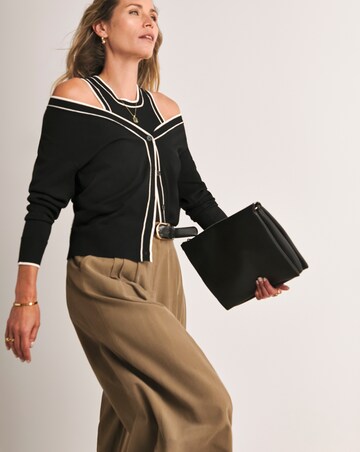 Anthology Contrast Trim Cardigan