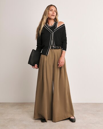 Anthology Contrast Trim Cardigan