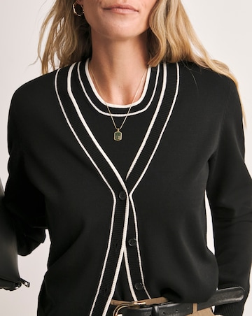 Anthology Contrast Trim Cardigan