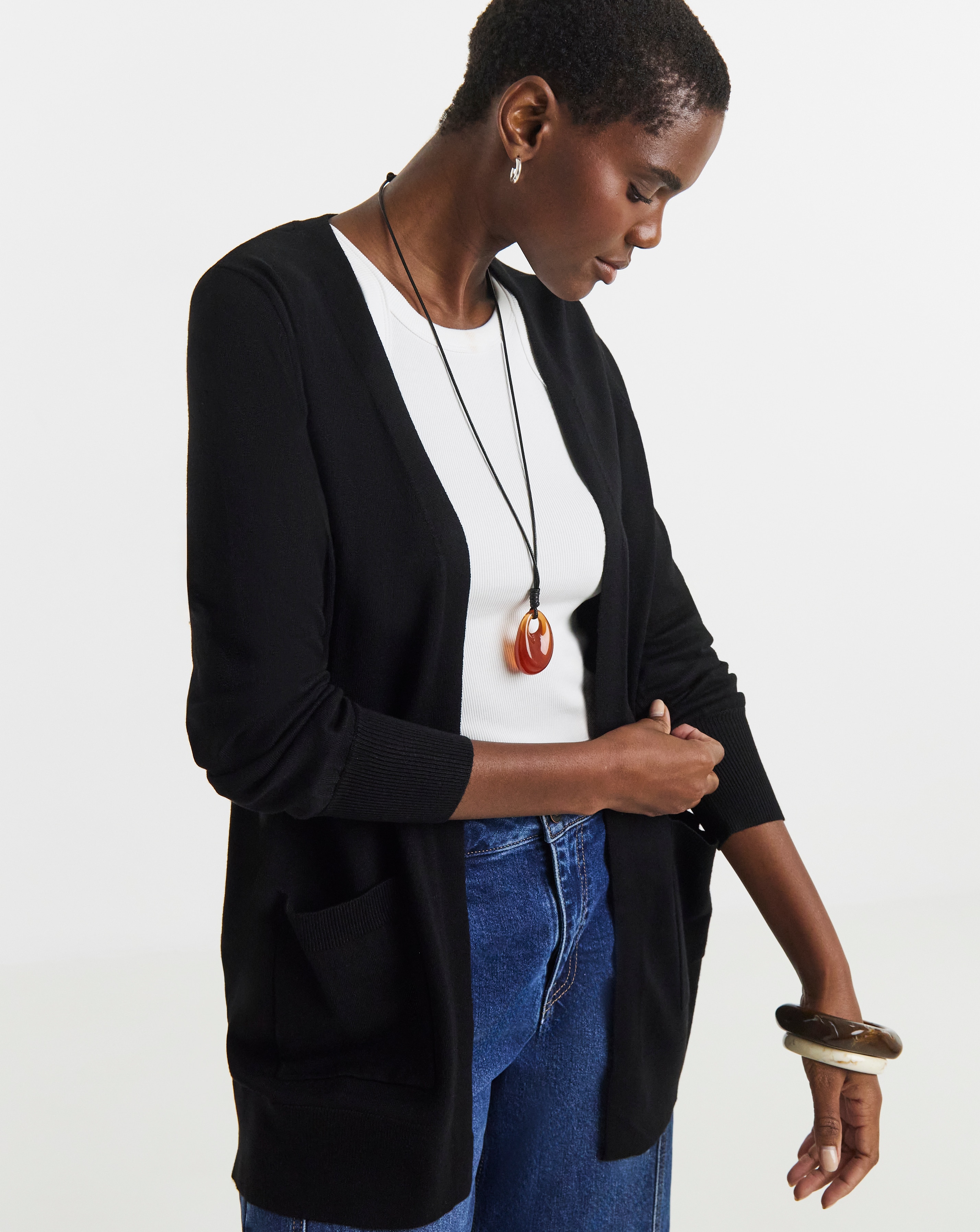 Longline Edge to Cardigan