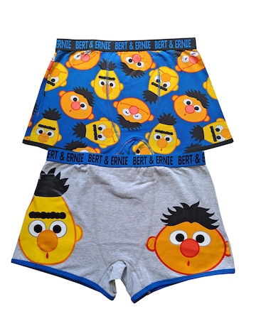 Mens 2pk Bert & Ernie Boxer