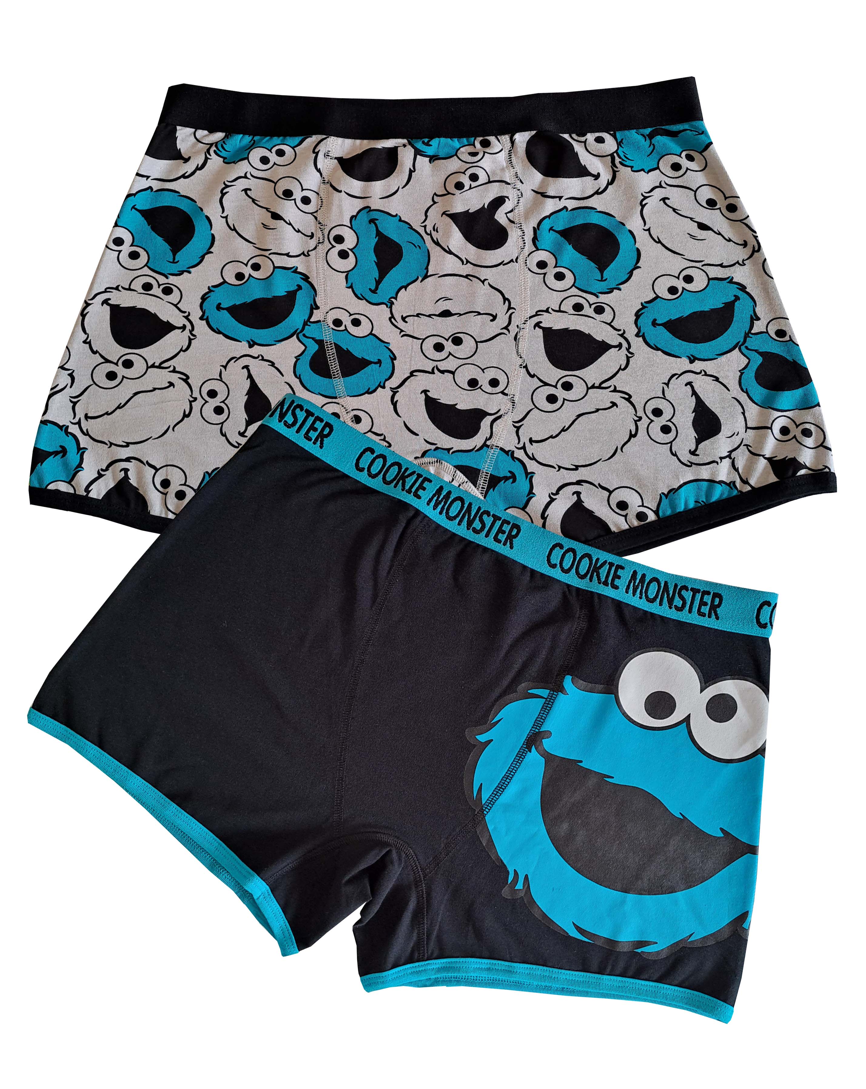 Mens 2pk Cookie Monster Boxers