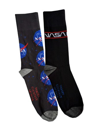 Mens 4pk NASA Socks