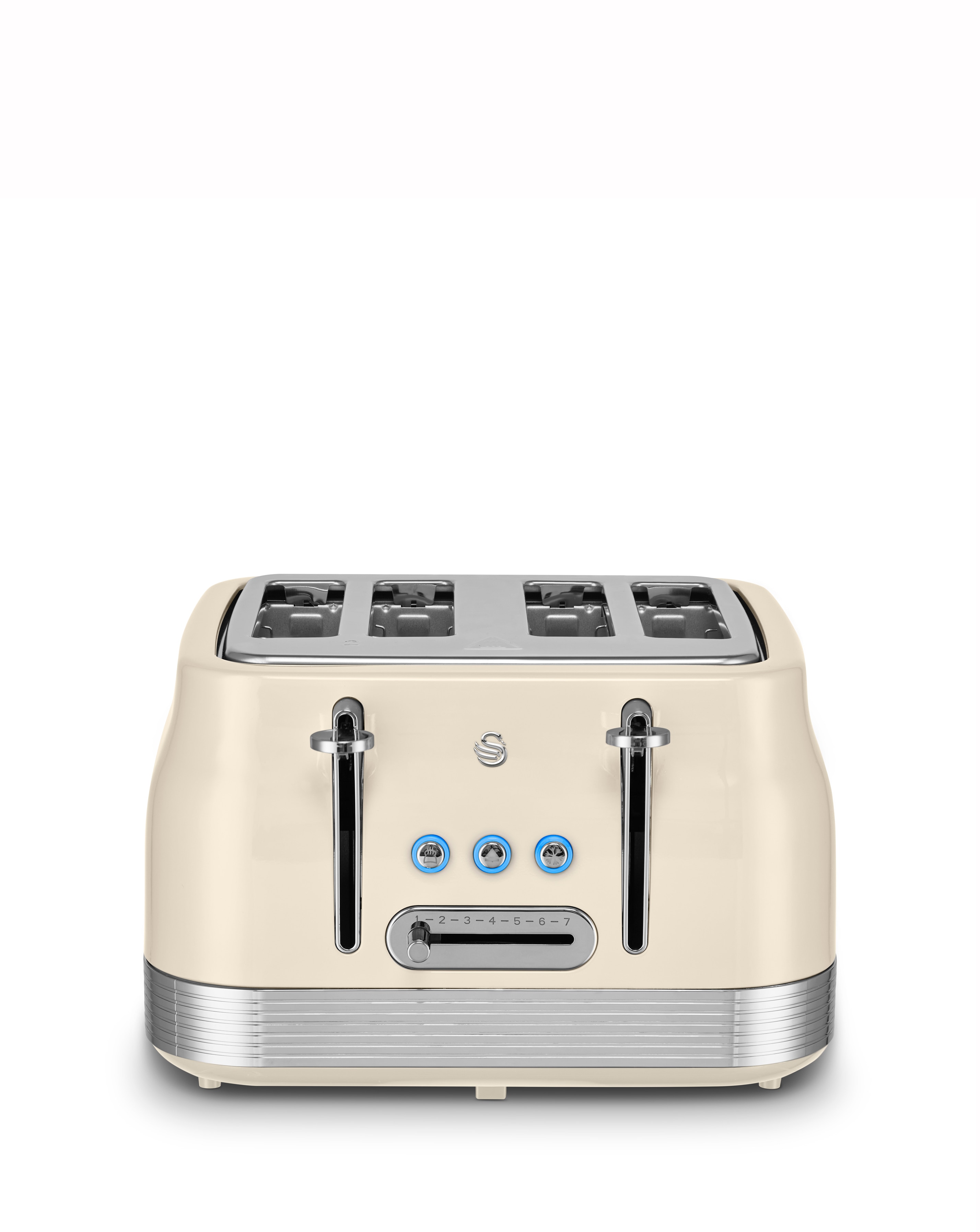 Swan Retro Revive 4 Slice Toaster Cream