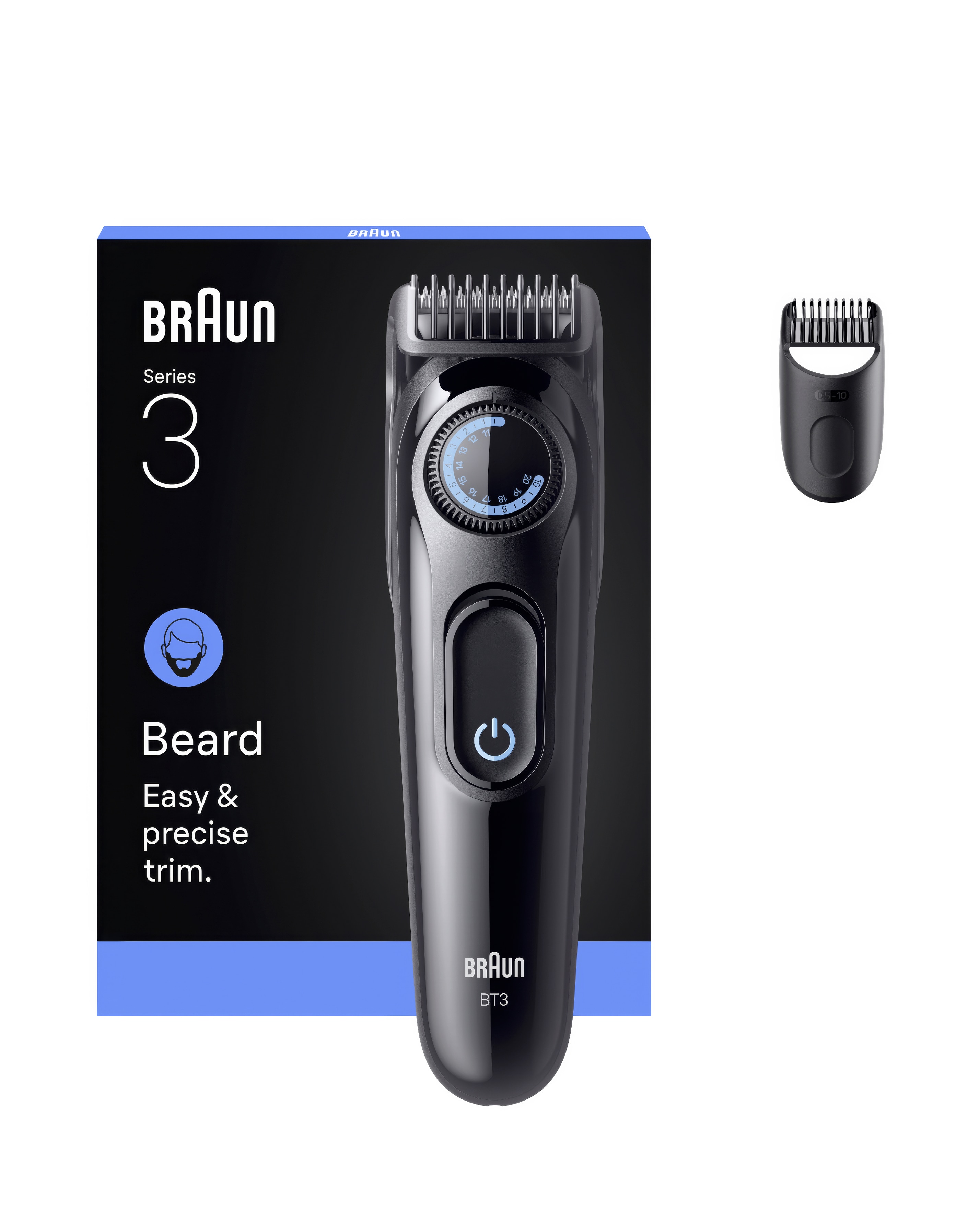 Braun - Beard Trimmer +2 Styling Tools