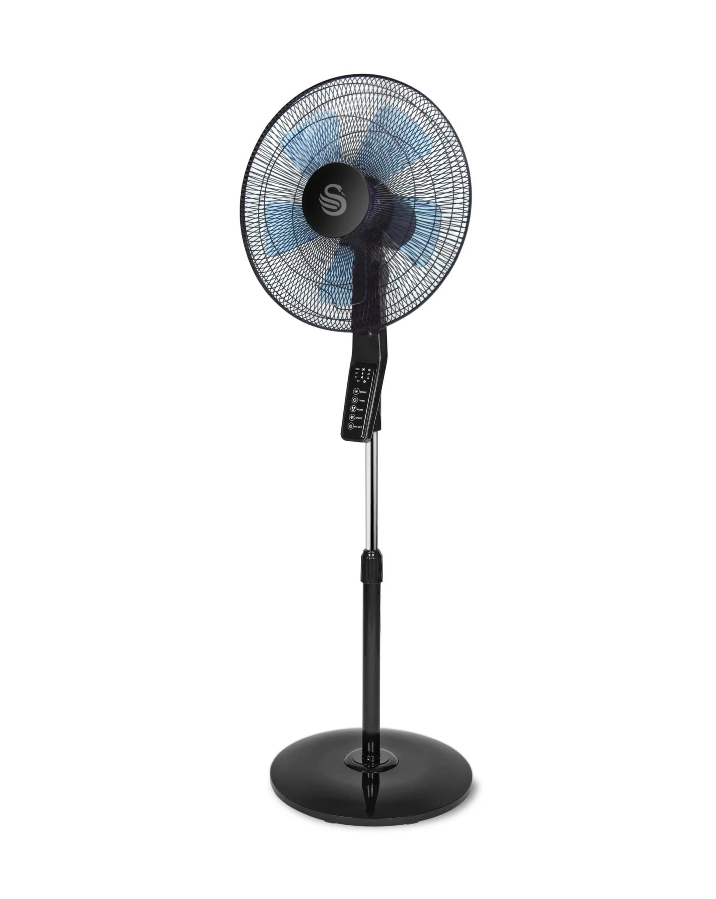 Swan 16'' Silence Stand Fan - Black