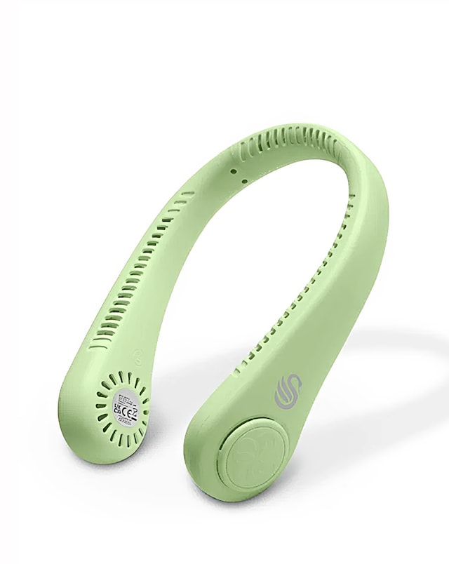 Swan Rechargeable Neck Fan - Green