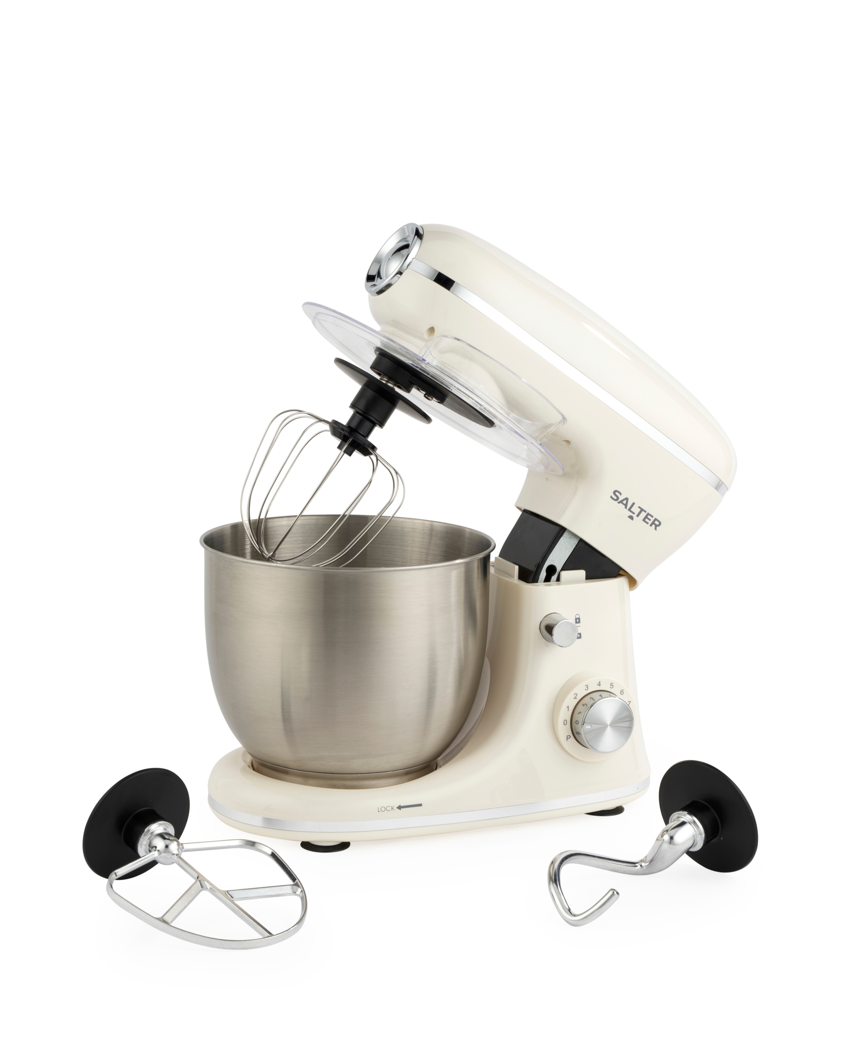 Salter Retro Stand Mixer Cream