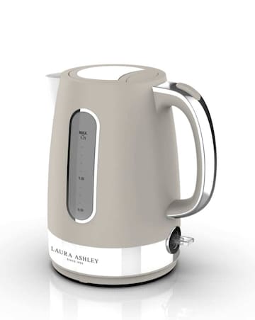 Laura Ashley 1.7L Jug Kettle + 4 Slice Toaster - Dove Grey