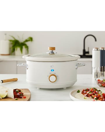 Swan Nordic 3.5L Slow Cooker - White