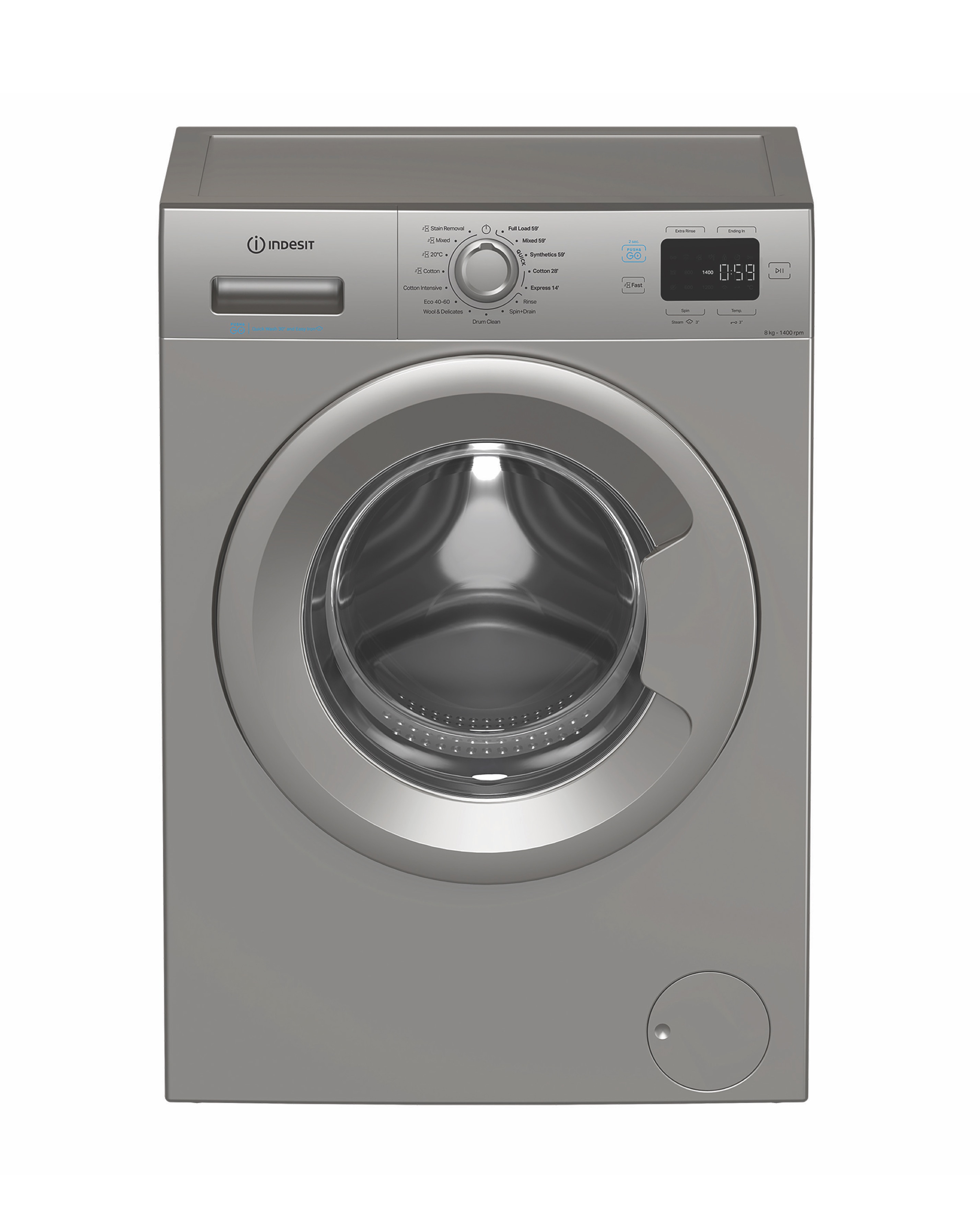 New In - Indesit IP846S Washing Machine- Silver