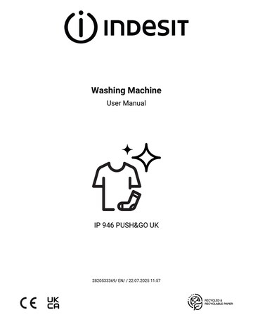Indesit IP 946 Push & Go Washing Machine - White + Install