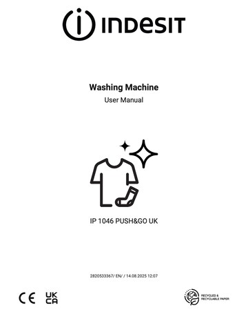 Indesit IP 1046 Push & Go Washing Machine - White