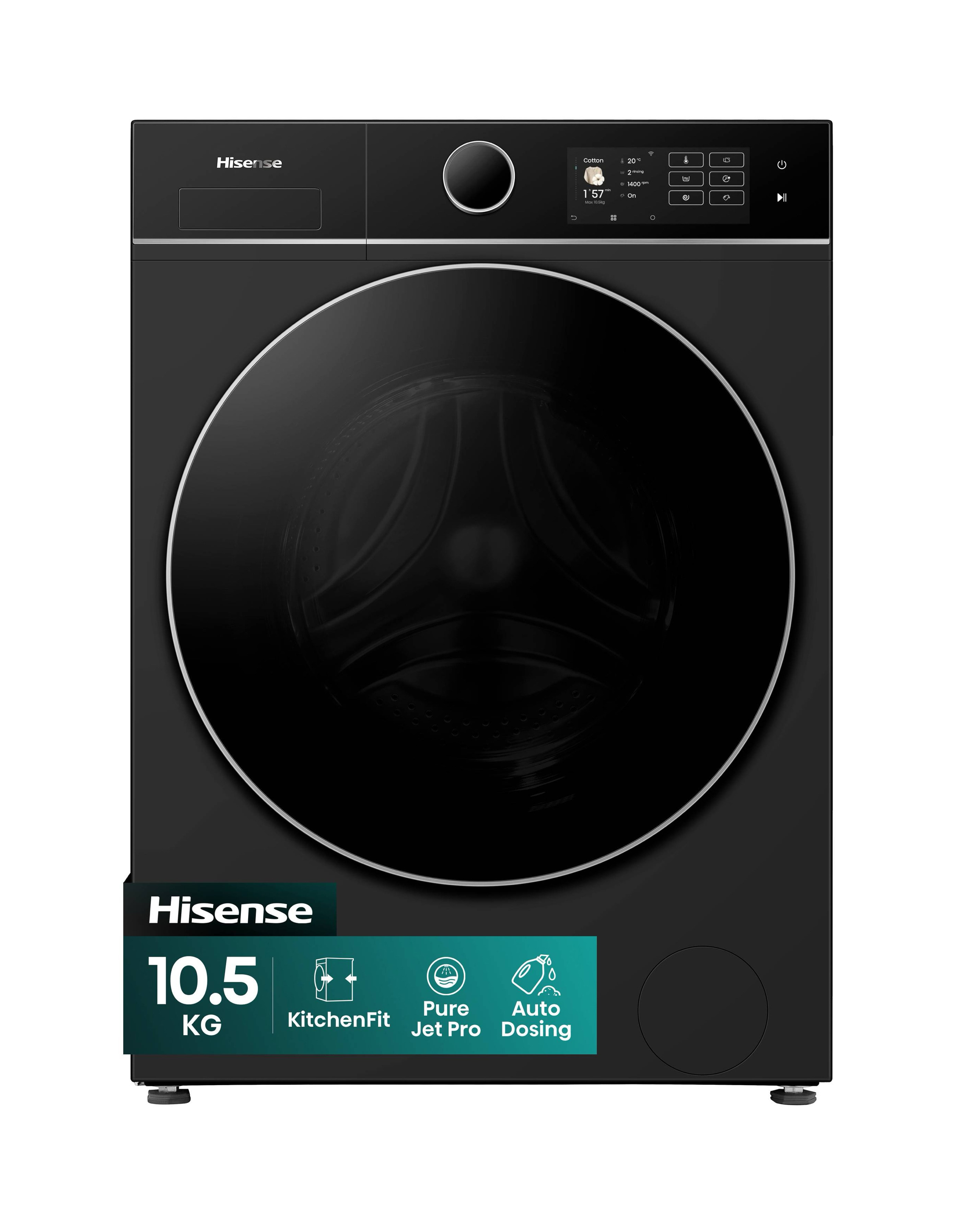 Hisense WF5I1045BBQ Black