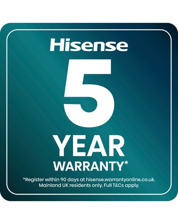 Hisense KitchenFit 5i Series WF5I1245BWR 12kg Washing Machine - White