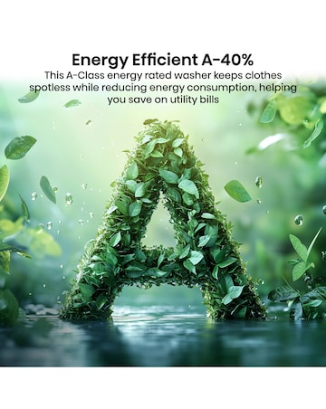 Hisense KitchenFit 5i Series WF5I1245BBR 12kg Washing Machine - Black