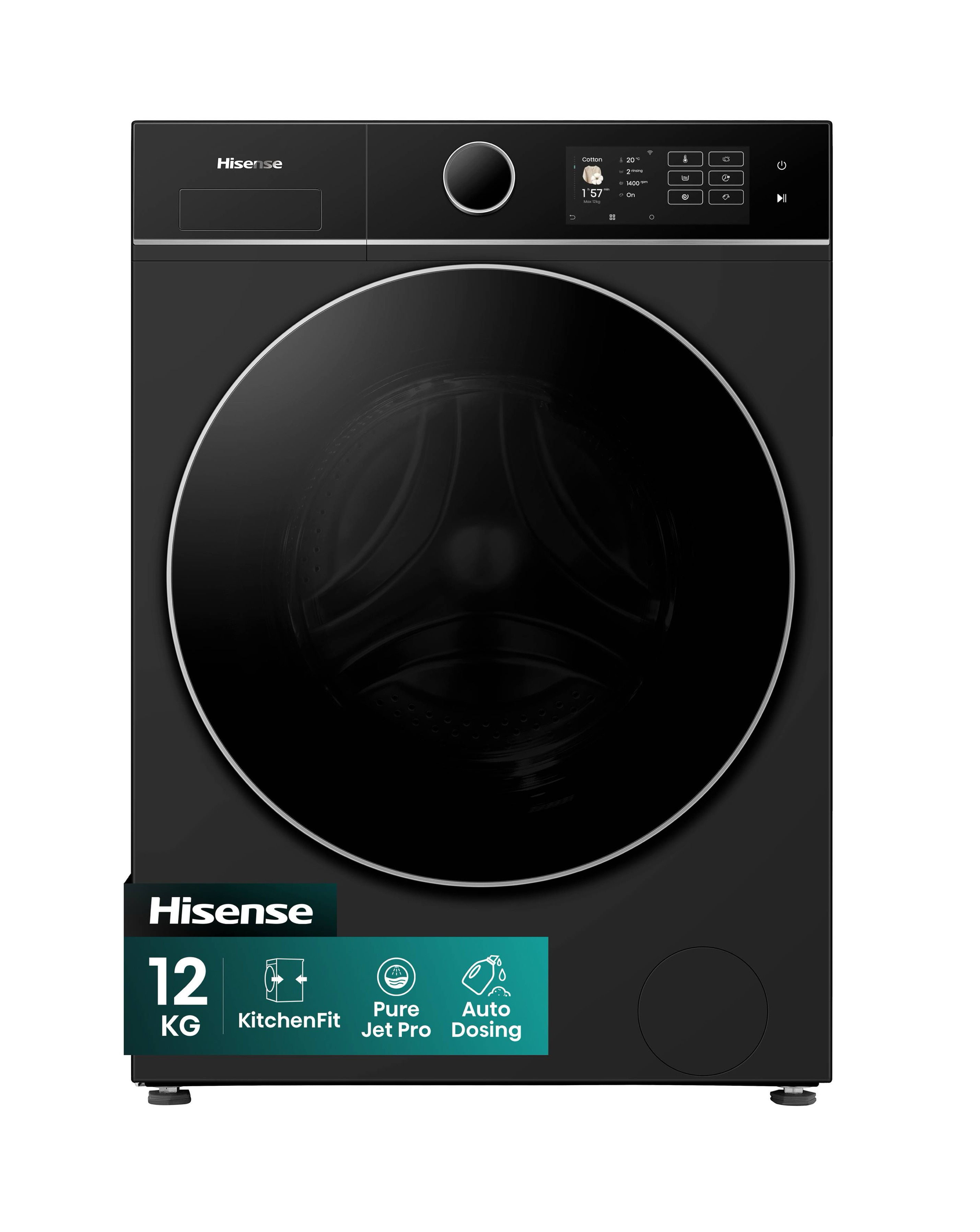 Hisense WF5I1245BBR Black