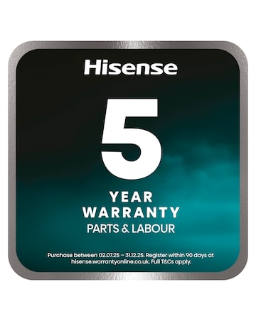 Hisense KitchenFit 5i Series WD5I1045BWQ 10.5kg/6kg Washer Dryer - White
