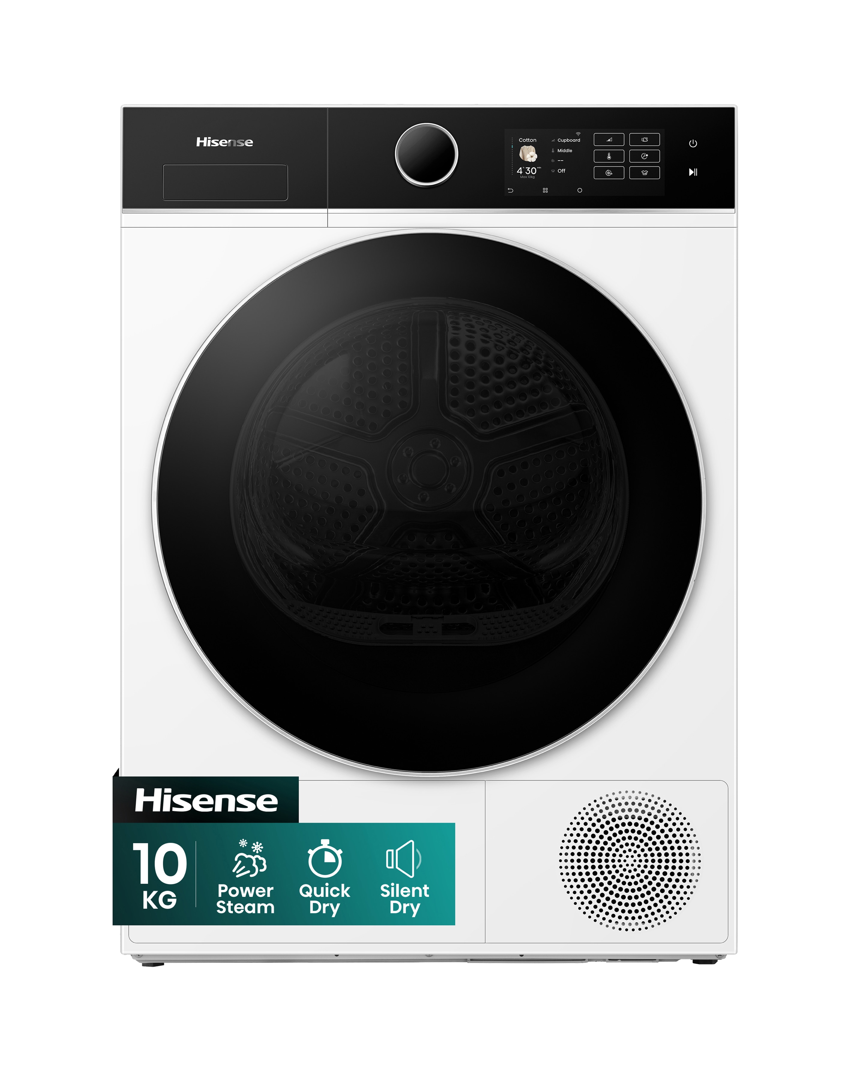 Hisense DH5I104BWAB Dryer - White