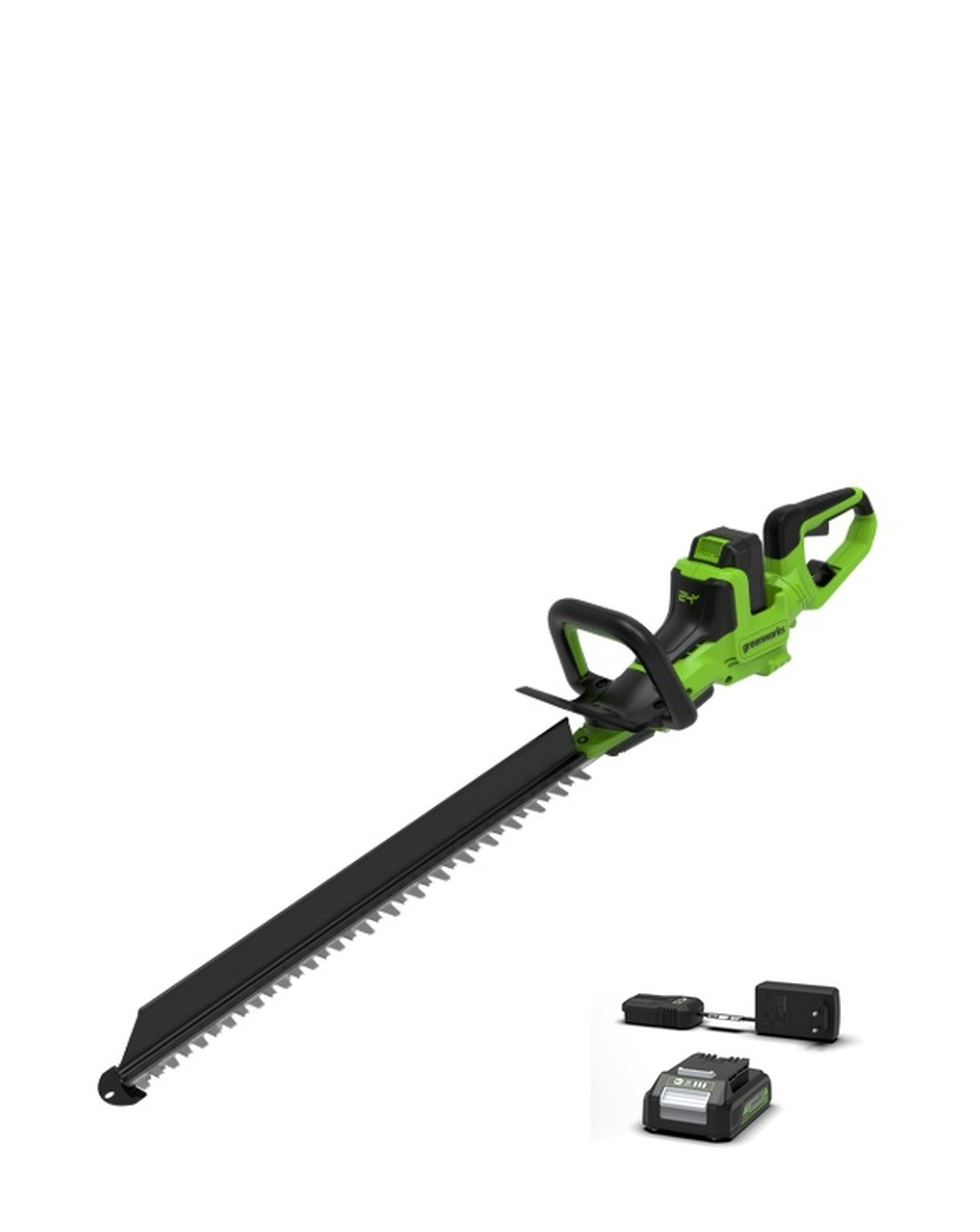 New In - Greenworks 24V Brushless Hedge Trimmer