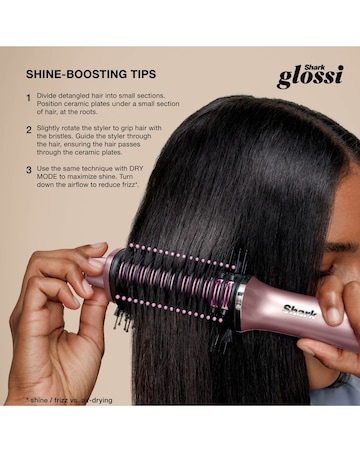Shark Glossi Hot Tool & Air Glosser HT302UKTL Lychee
