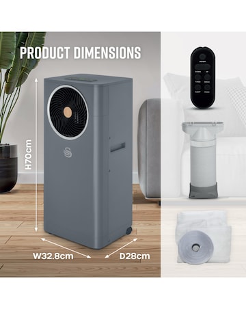 Swan Nordic 5K BTU 3in1 Air Conditioner