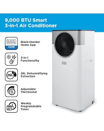 Black & Decker Smart 9K BTU 3in1 Air Conditioner