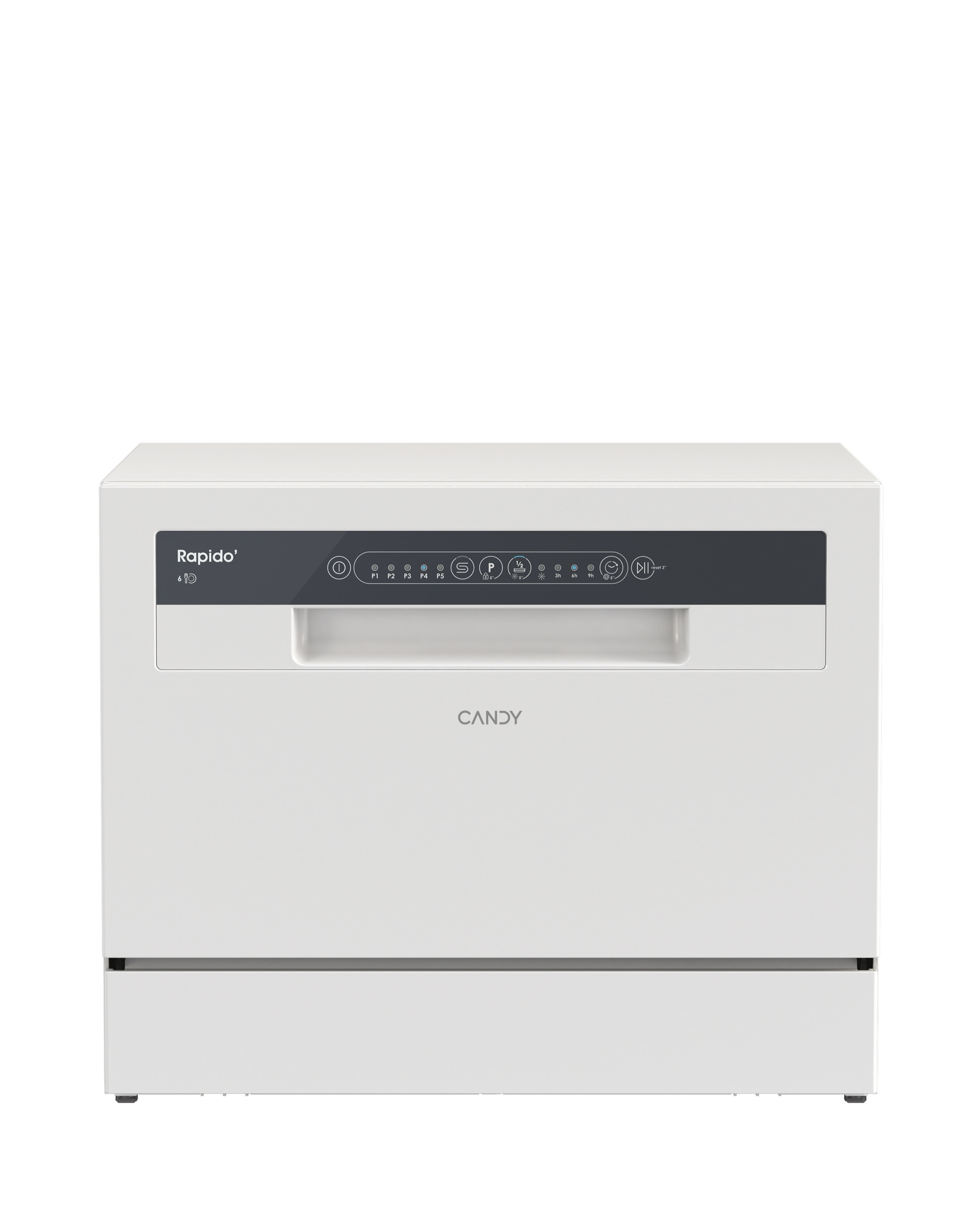 New In - Candy Rapido Table Top Dishwasher- White