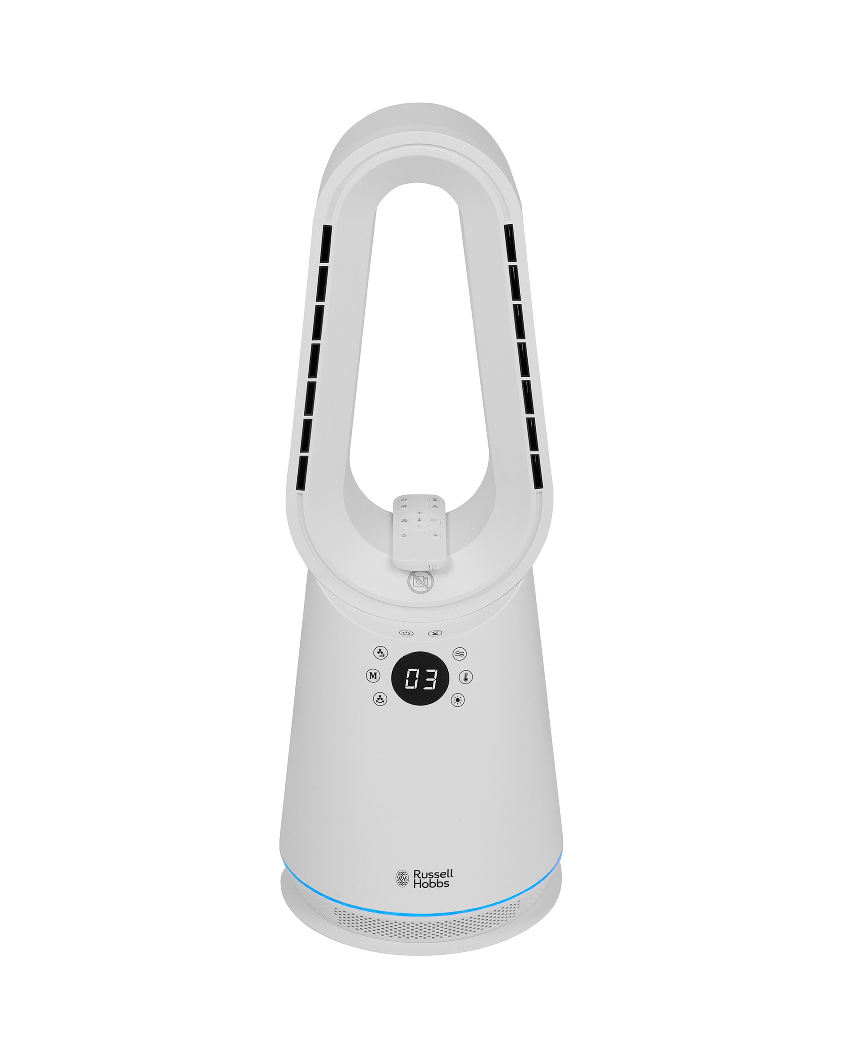 New In - RH Bladeless Fan & Heater - White