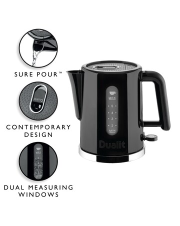 Studio by Dualit Kettle & Toaster Bundle Black