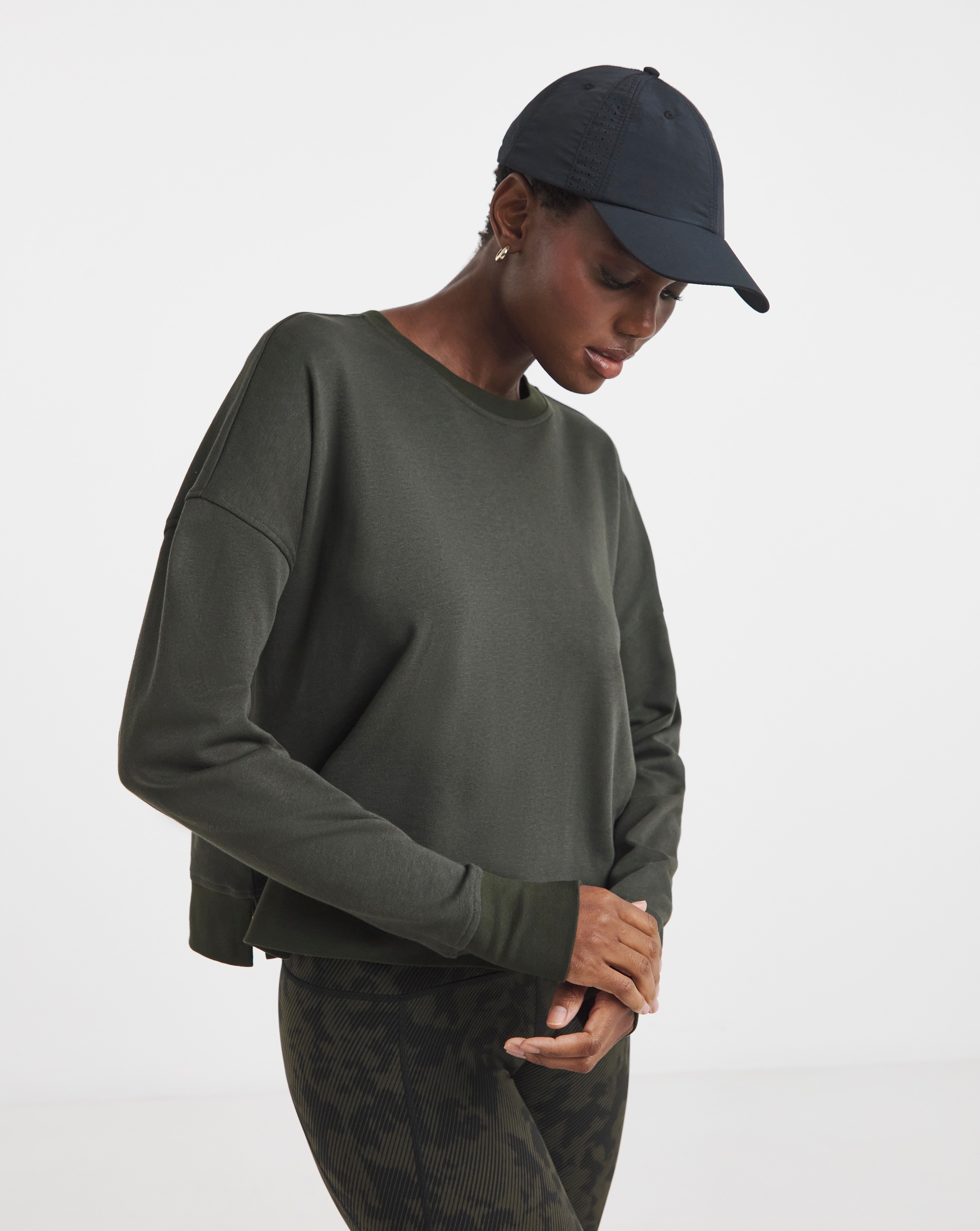 Sweaty Betty After Class Crop Sweatshirt