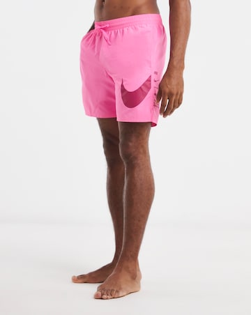 Nike 7 Inch Full Lined Big Logo Swim Shorts