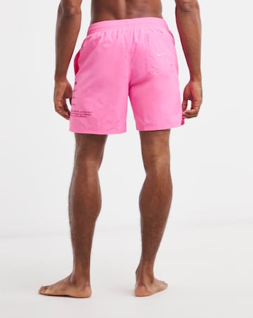 Nike 7 Inch Full Lined Big Logo Swim Shorts