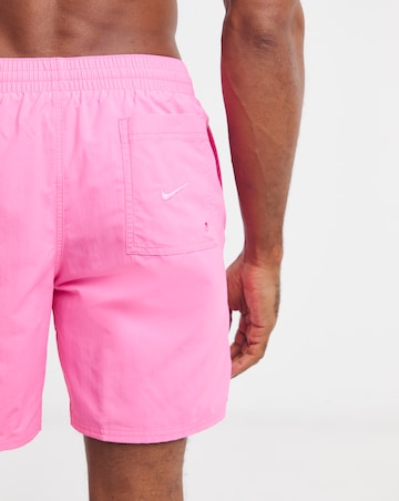 Nike 7 Inch Full Lined Big Logo Swim Shorts