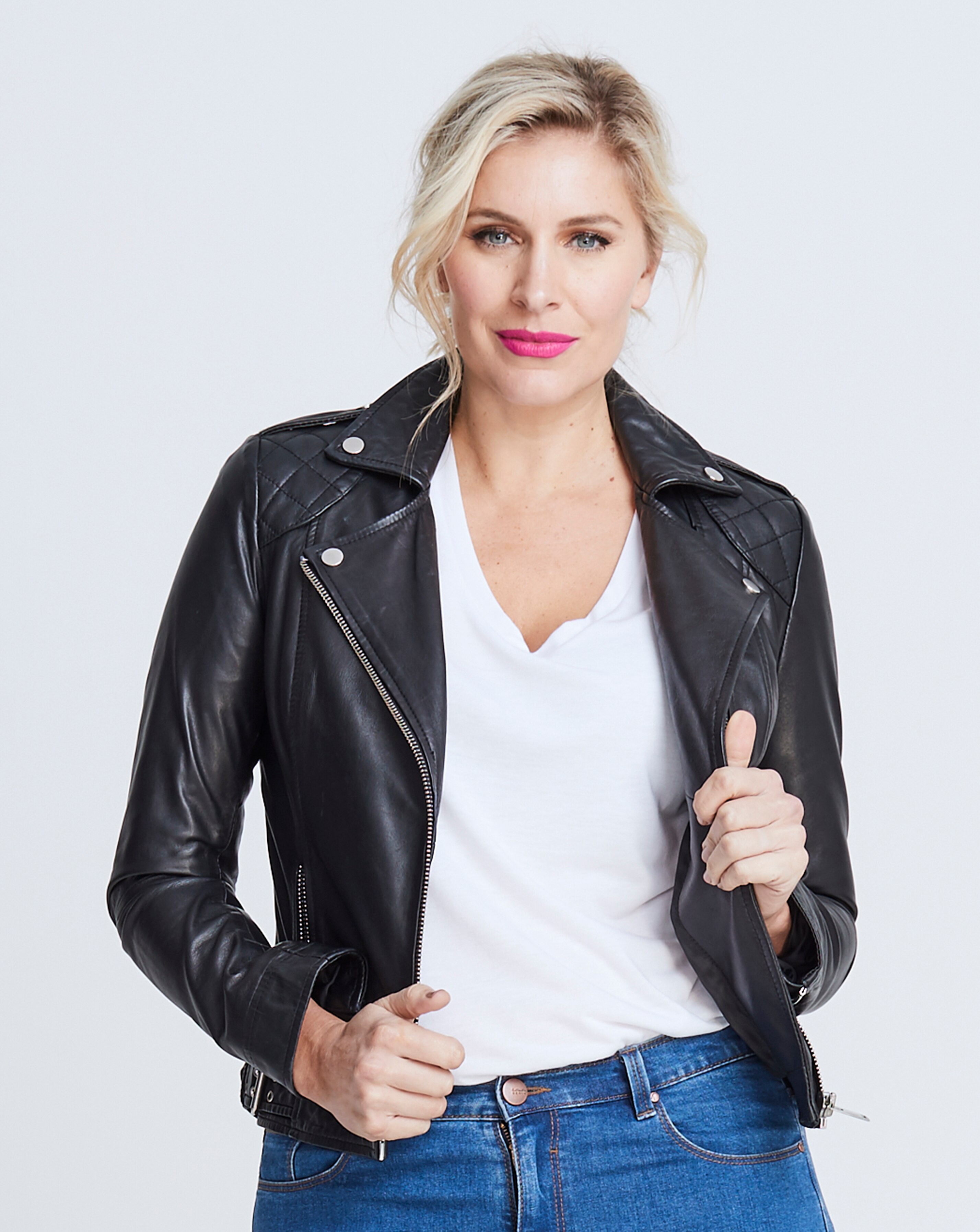 jd williams biker jacket