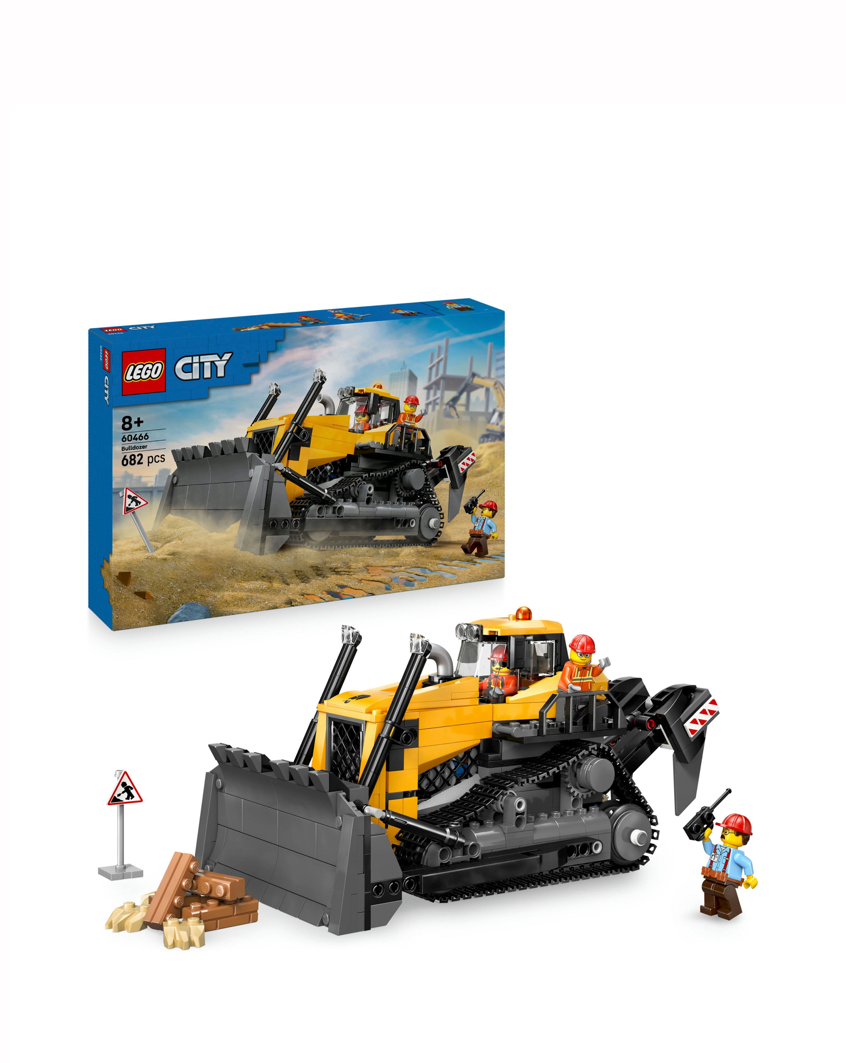 LEGO City Yellow Bulldozer Construction