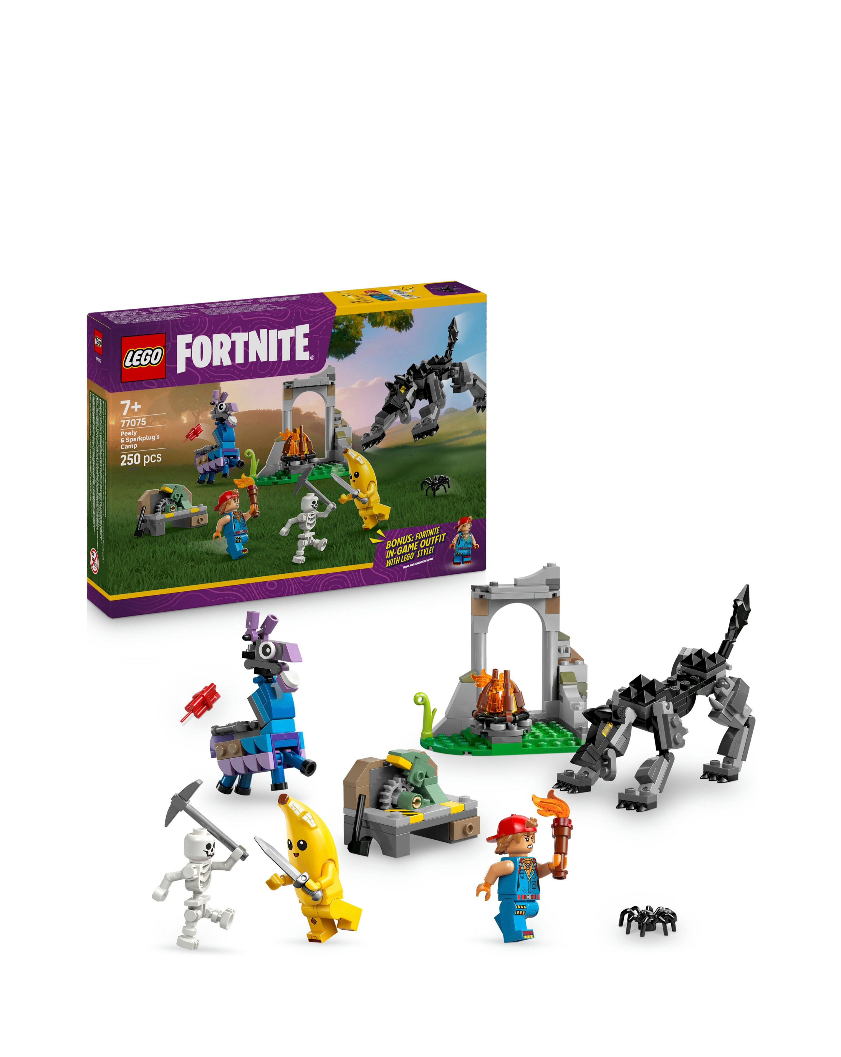 LEGO Fortnite Peely & Sparkplug's Camp B