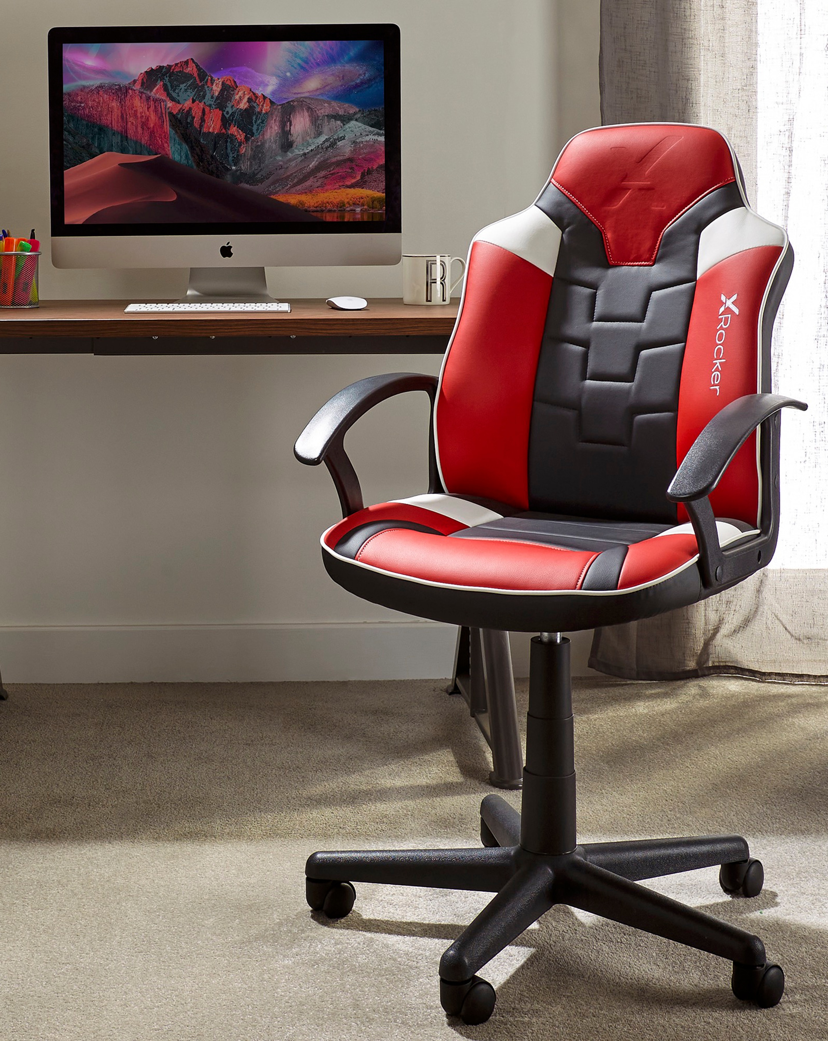 X Rocker Saturn Junior Gaming Chair Red