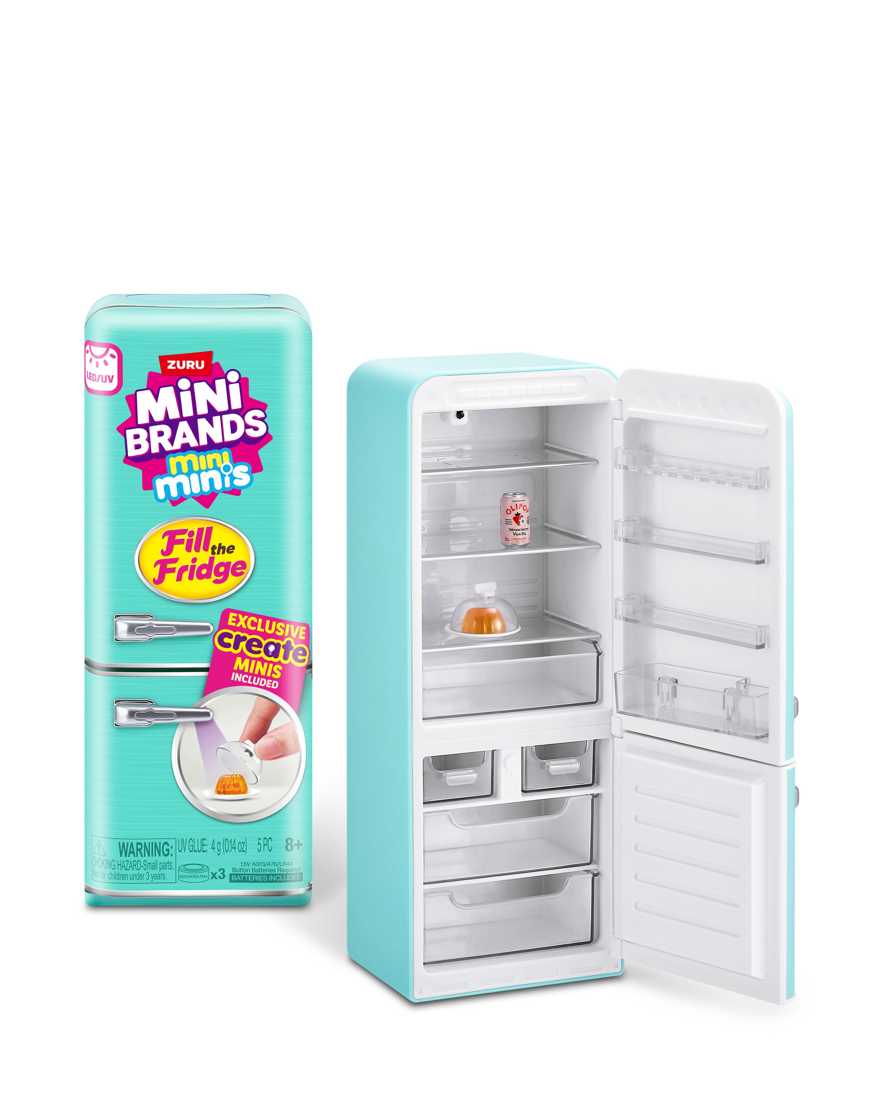 Mini Brands Fill the Fridge Playset