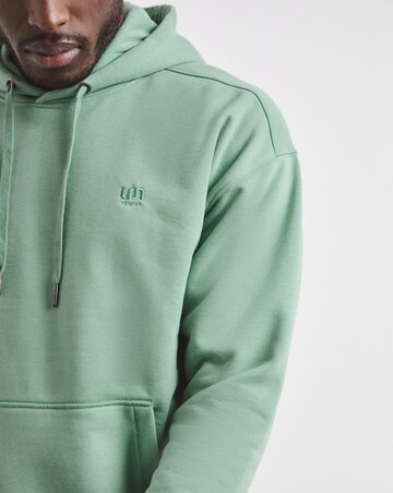 Union Garment Dyed Relaxed Fit Hooded Sweatshirt- Green