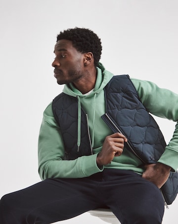 Union Garment Dyed Relaxed Fit Hooded Sweatshirt- Green