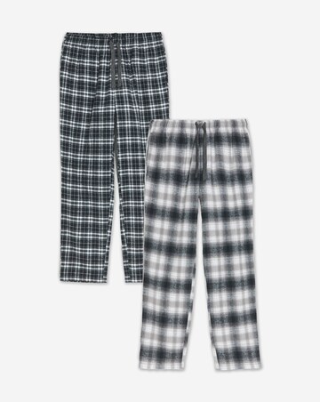2 Pack Woven Check Flannel Bottoms