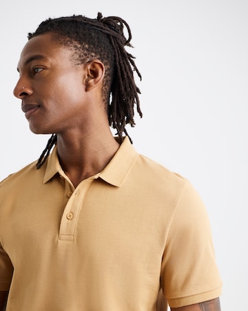 Pique Polo Shirt Long